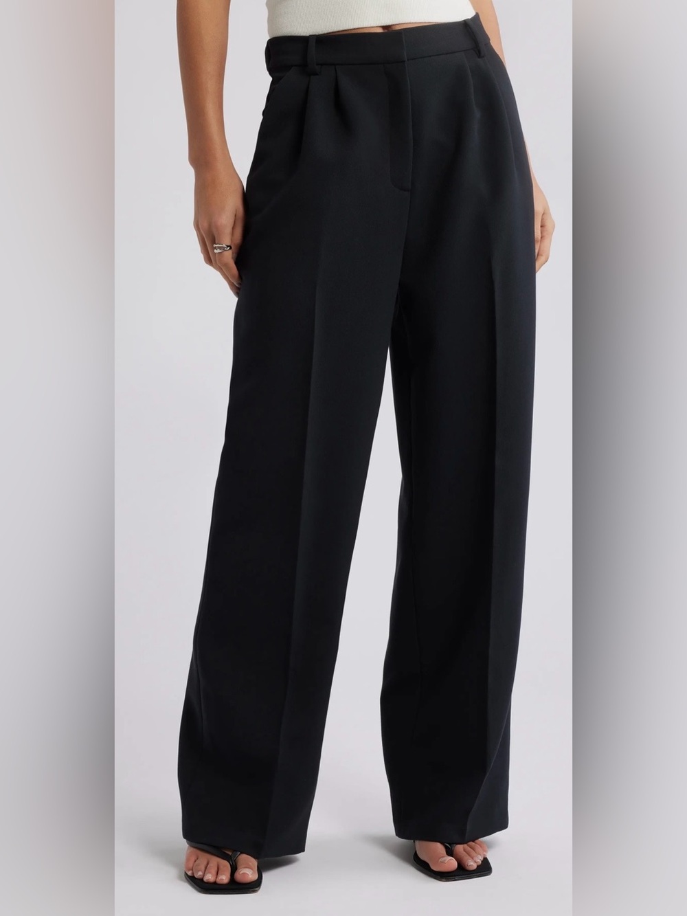 Open Edit Icon High Waisted Wide Leg Trousers XL NWT